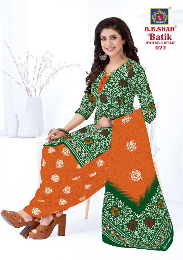 B.B Shah Batik Vol-1Cotton Designer Exclusive Ready made suit